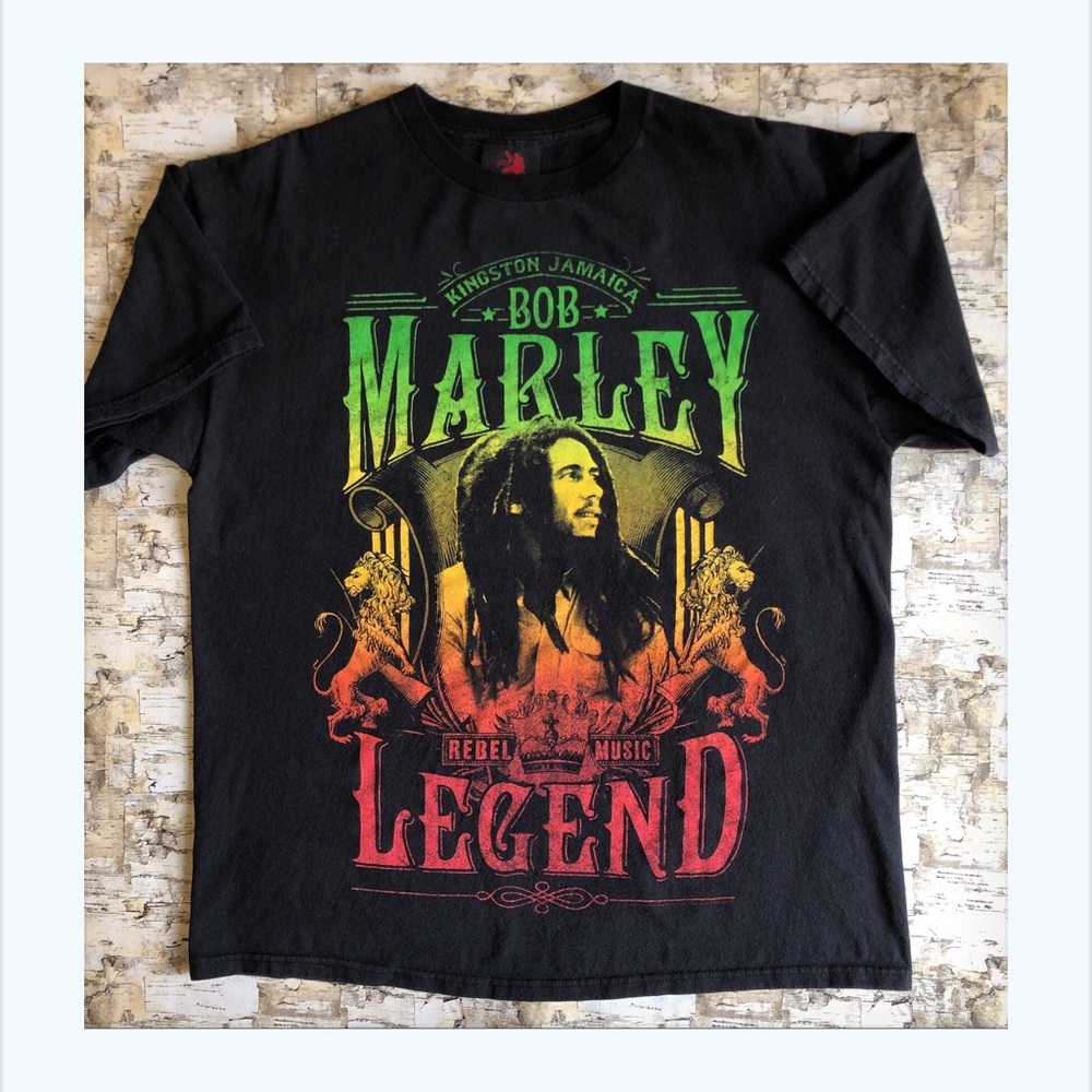 Bob Marley Legend graphic T-shirt by Zion Rootwear